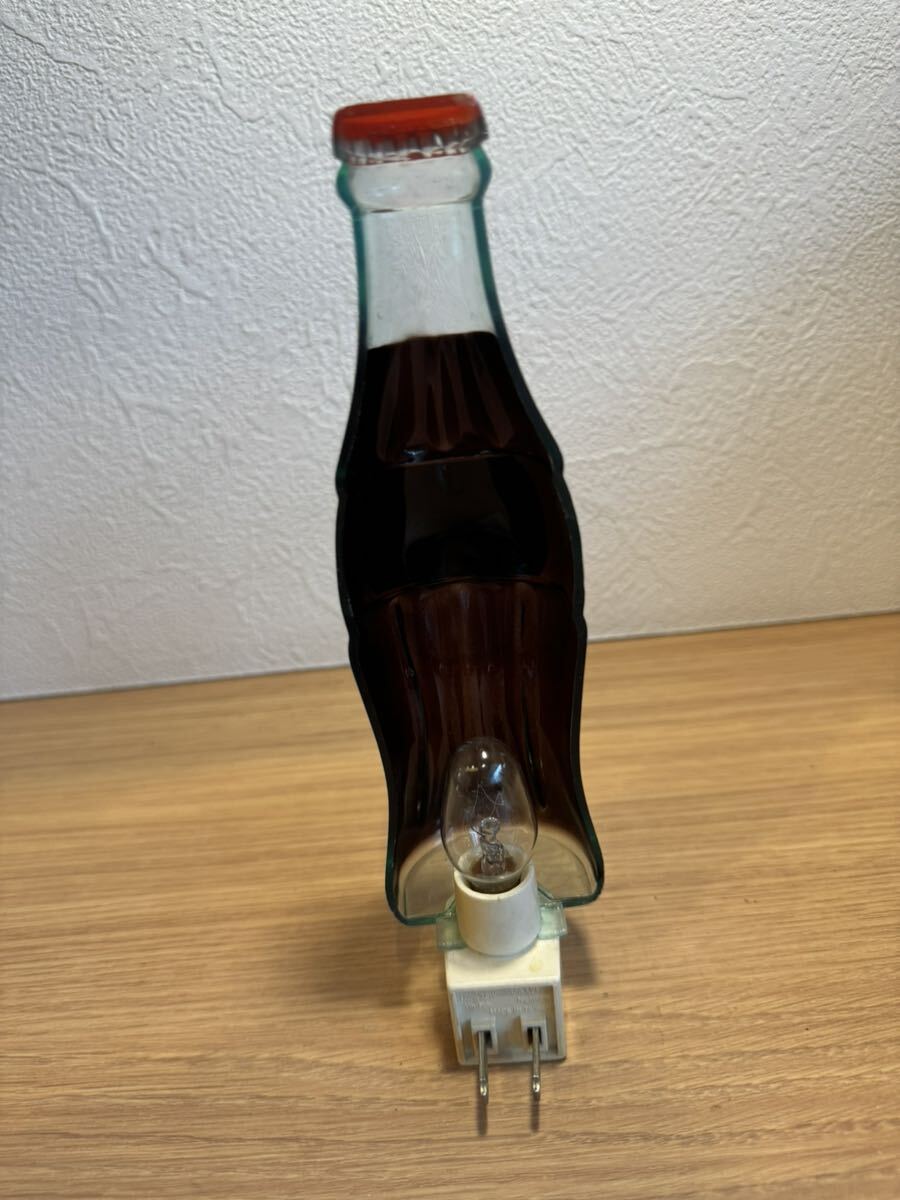  Showa Retro Coca * Cola свет Vintage античный Novelty USA смешанные товары America произведение искусства освещение Junk 