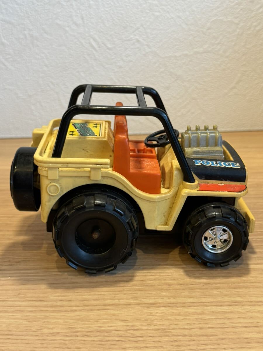  Yonezawa Ёнэдзава игрушка миникар игрушка Bick механизм Junior Jeep машина Showa Retro игрушка античный Vintage подлинная вещь произведение искусства украшение 