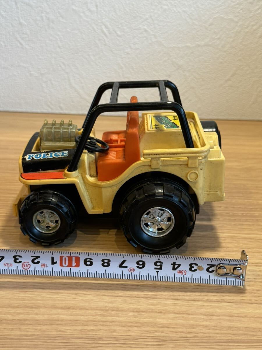  Yonezawa Ёнэдзава игрушка миникар игрушка Bick механизм Junior Jeep машина Showa Retro игрушка античный Vintage подлинная вещь произведение искусства украшение 
