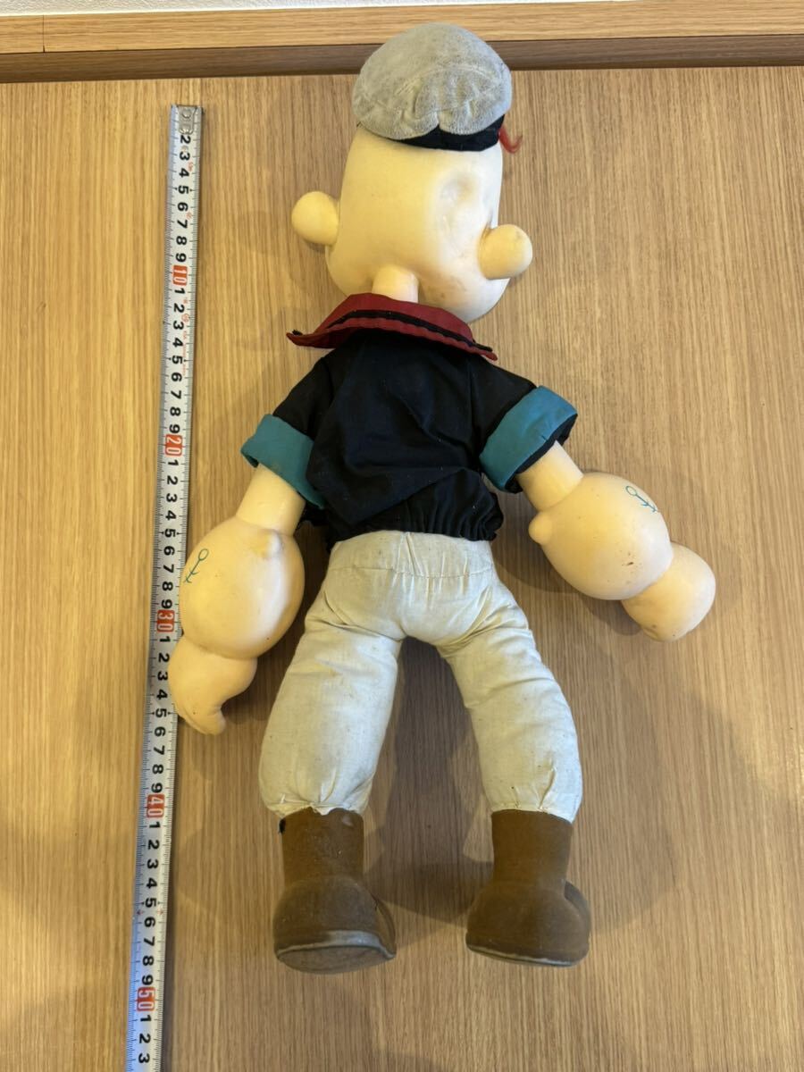 ポパイ ぬいぐるみ ソフビ 昭和 レトロ アンティーク ビンテージ フィギュア POPEYE アメトイ 雑貨 USA アメリカ 人形 ドール ビッグ_画像5