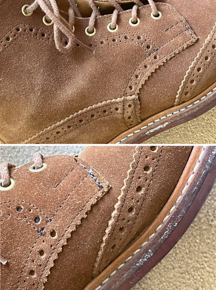 Tricker’ｓSTOW ストウ ウイングチップ ブーツ【USED】の画像6