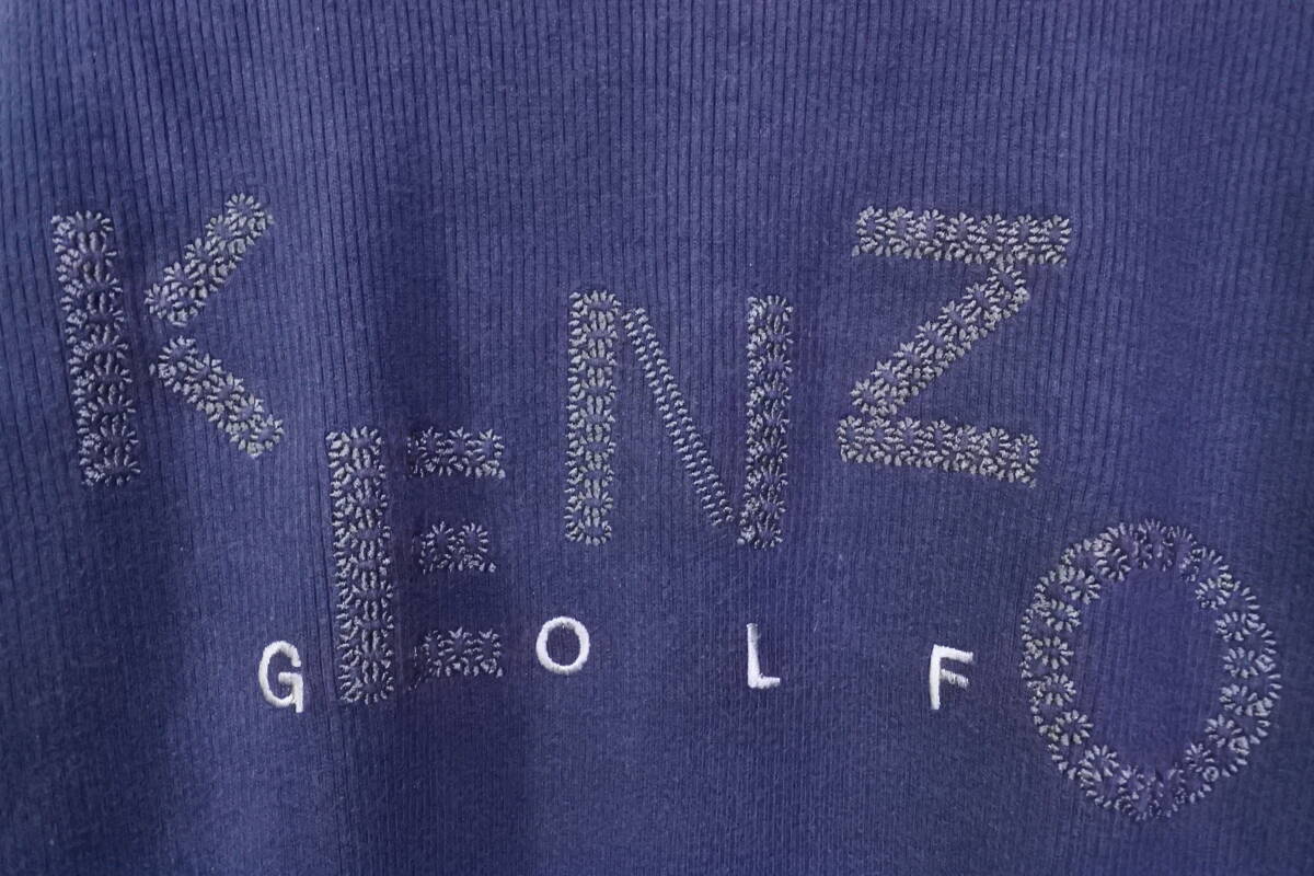 KENZO GOLF ケンゾーゴルフ トレーナー size 3 フェードブラック 日本製 当時物_画像5