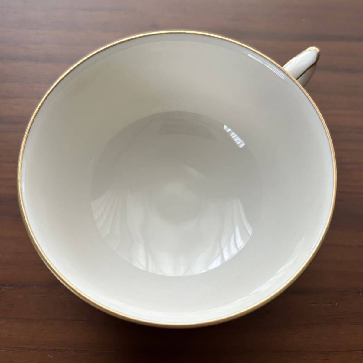 * Noritake ノリタケ/ Ivory China アイボリーチャイナ カップ＆ソーサー セット 金縁 金彩 ①_画像5