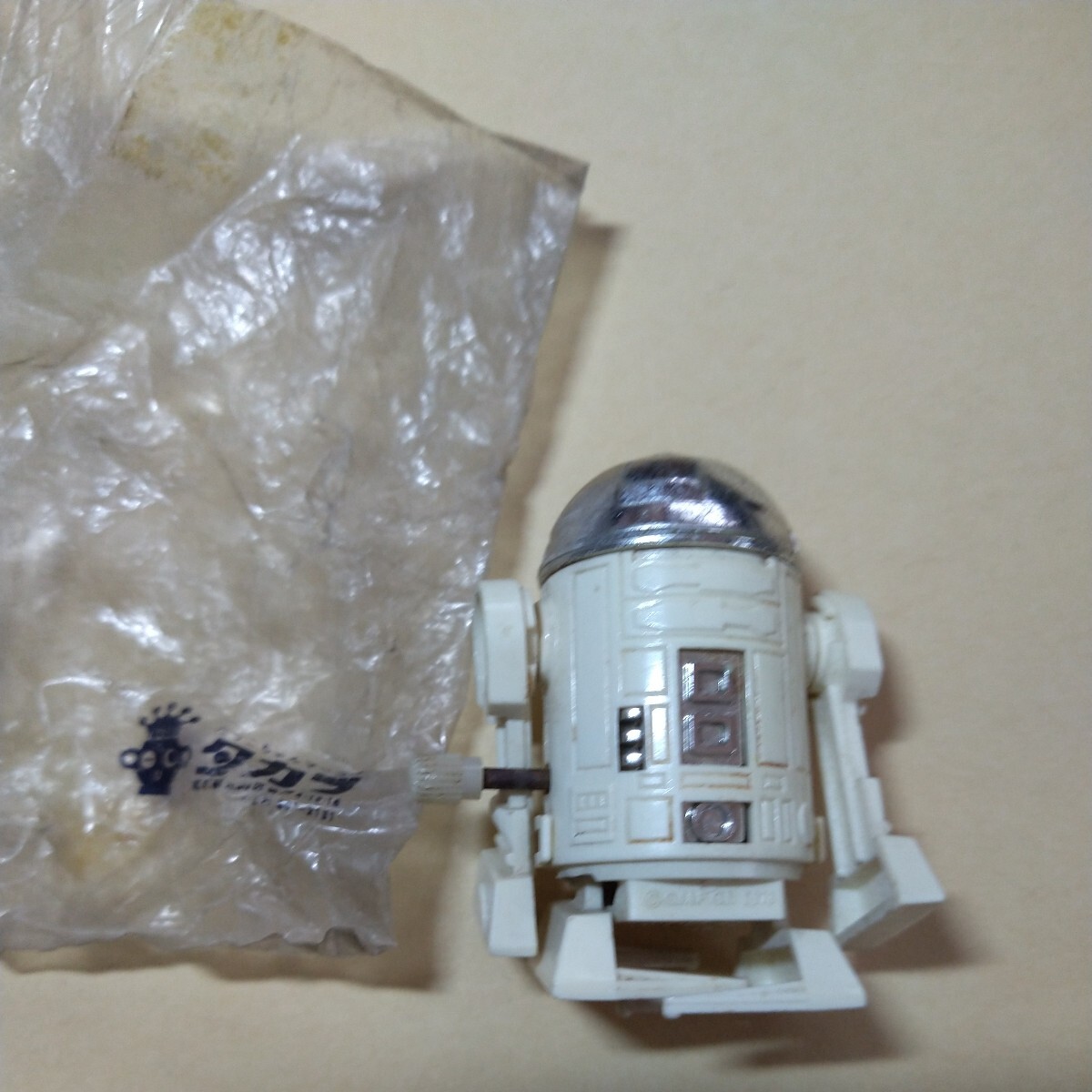 のこのこR2-D2！！旧タカラ スターウォーズ第一作公開当時品。ゼンマイ式 昭和レトロ玩具ノコノコ Ep4 SW R2D2ドロイドの画像4