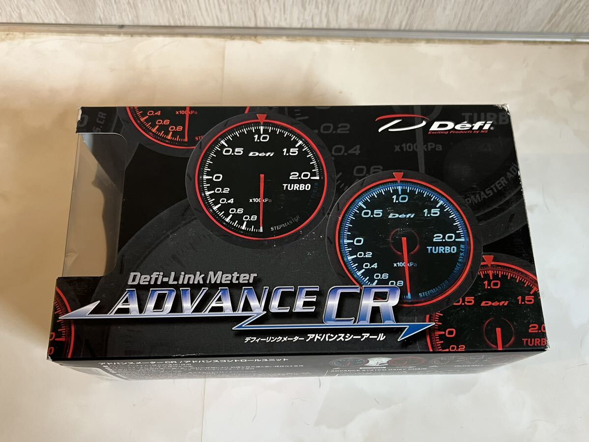 Defi Link Meter ADVANCE CR 60パイ 燃圧計 アドバンスCR DF07802 新品未使用未開封品 デフィ 生産終了品 希少 追加メーターの画像2