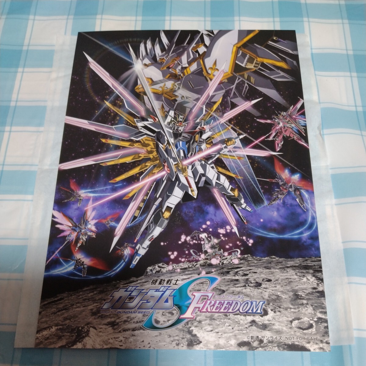 機動戦士ガンダムSEED FREEDOM 14週目 入場特典 セカンドキービジュアルイラストカードの画像1