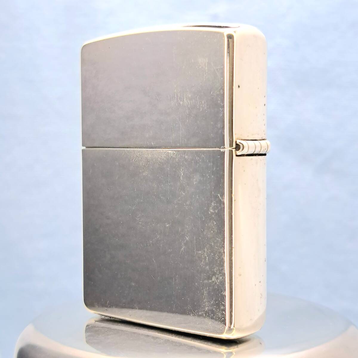 1000円～ zippo 美品 バドワイザー Budweiser 1995年製 企業コラボ シルバー SILVER color ジッポー オイルライター USA 032の画像7