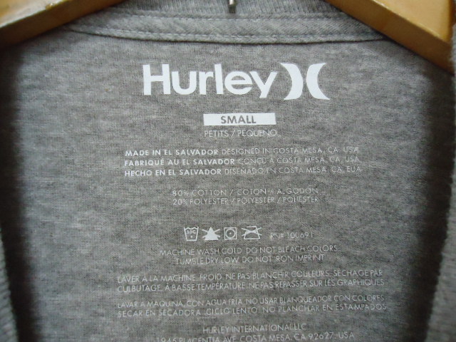  быстрое решение Гаваи Hurley Harley футболка серый цвет S HAWAII