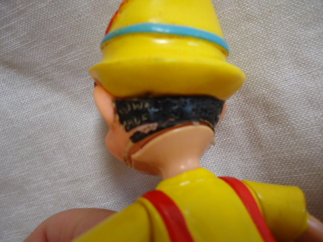  быстрое решение US 1960 годы производства woruto Disney Vintage Pinocchio 14 см кукла фигурка украшение предмет Hong Kong производства 