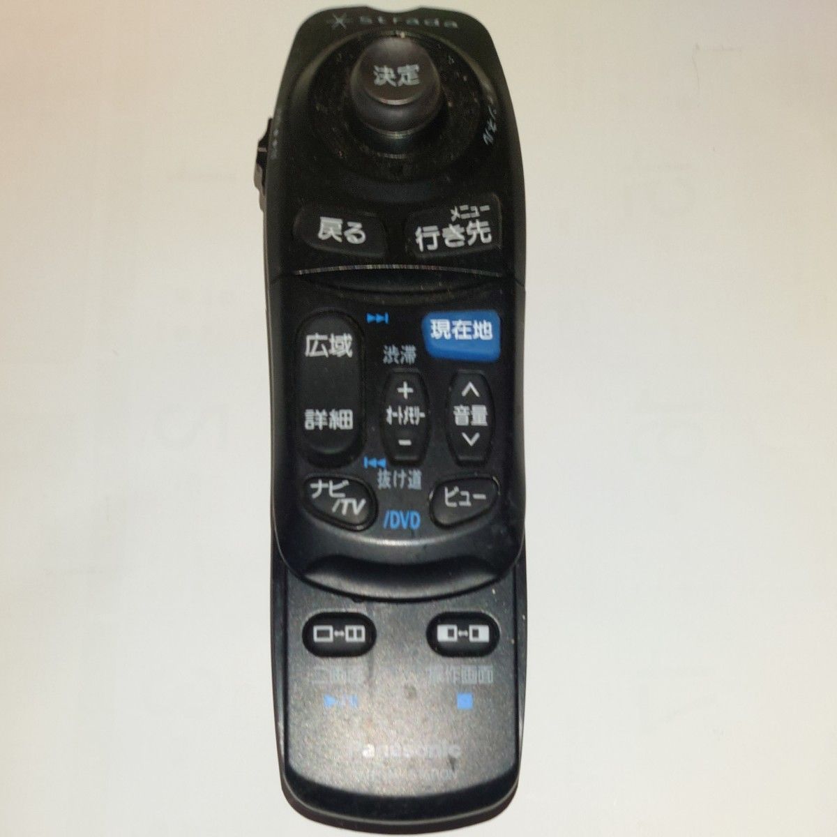 中古品 パナソニック ストラーダ ポータブルカーナビ用リモコン 中古品 パナソニック ストラーダ ポータブルカーナビ用リモコン