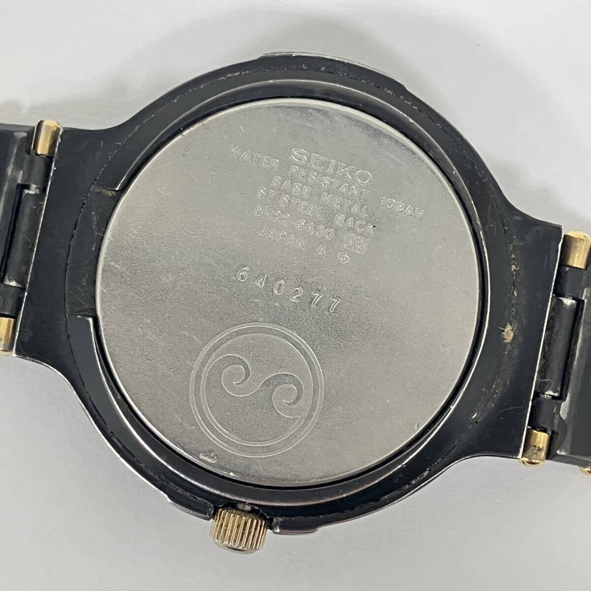 【SEIKO/セイコー】5H22-6A30 GIUGIARO DESIGN/ジウジアーロデザイン クォーツ 腕時計★の画像2