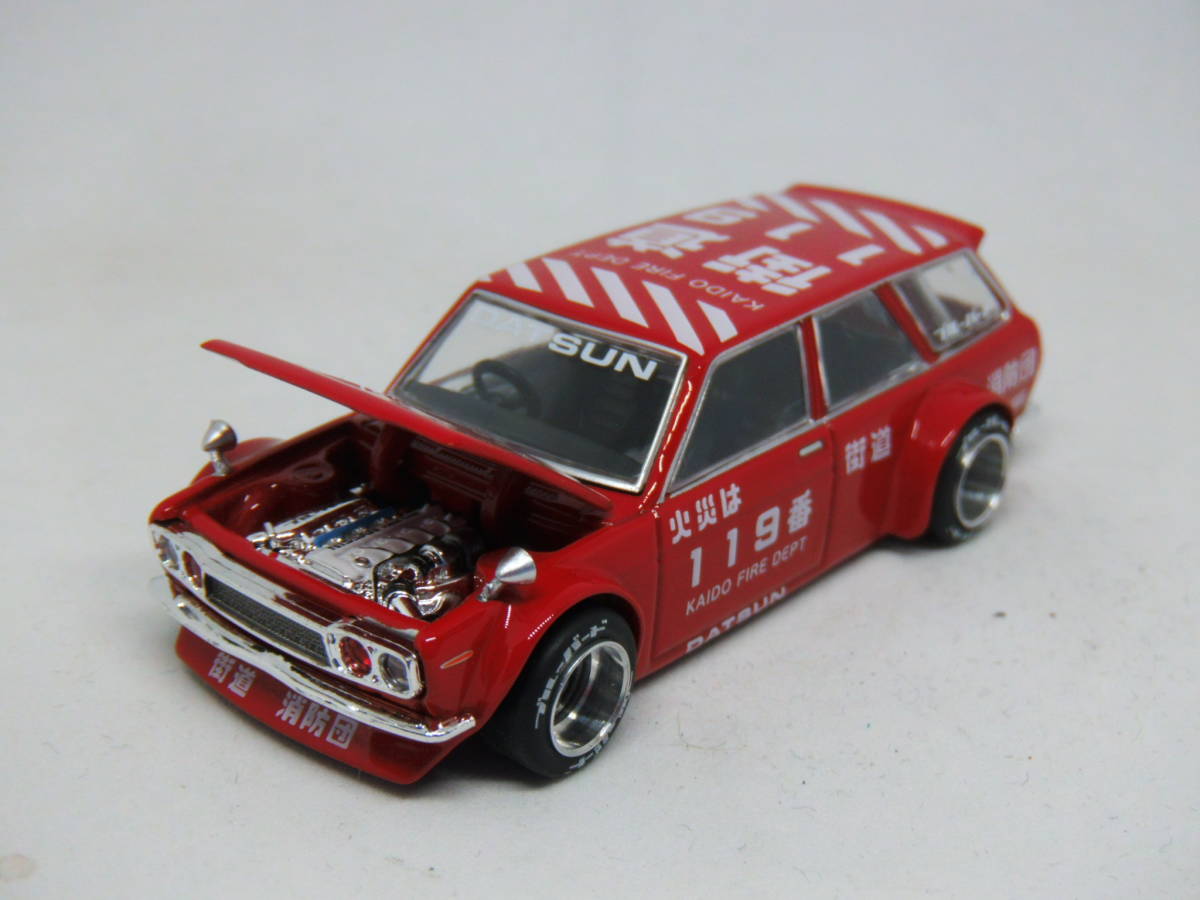 【蔵出】KAIDO★HOUSE MINIGT //020 DATSUN 510 WAGON KAIDO FIRE DEPT 街道ハウス ミニＧＴ ダットサン 510 ワゴン 街道119の画像8