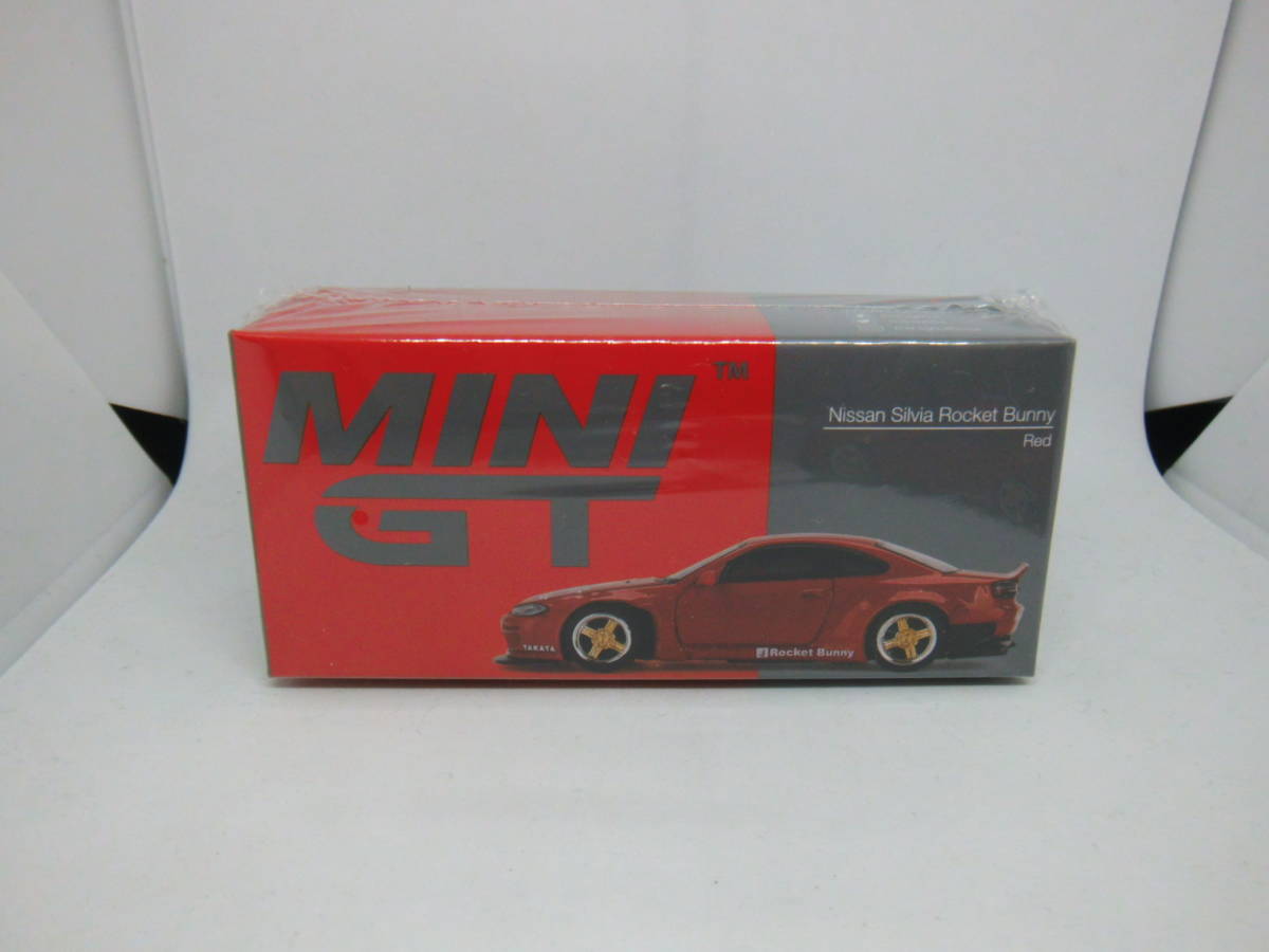 TMS MODEL MINI GT NISSAN SILVIA ROCKET BUNNY RED ミニGT ニッサン シルビア ロケットバニー レッド_画像2