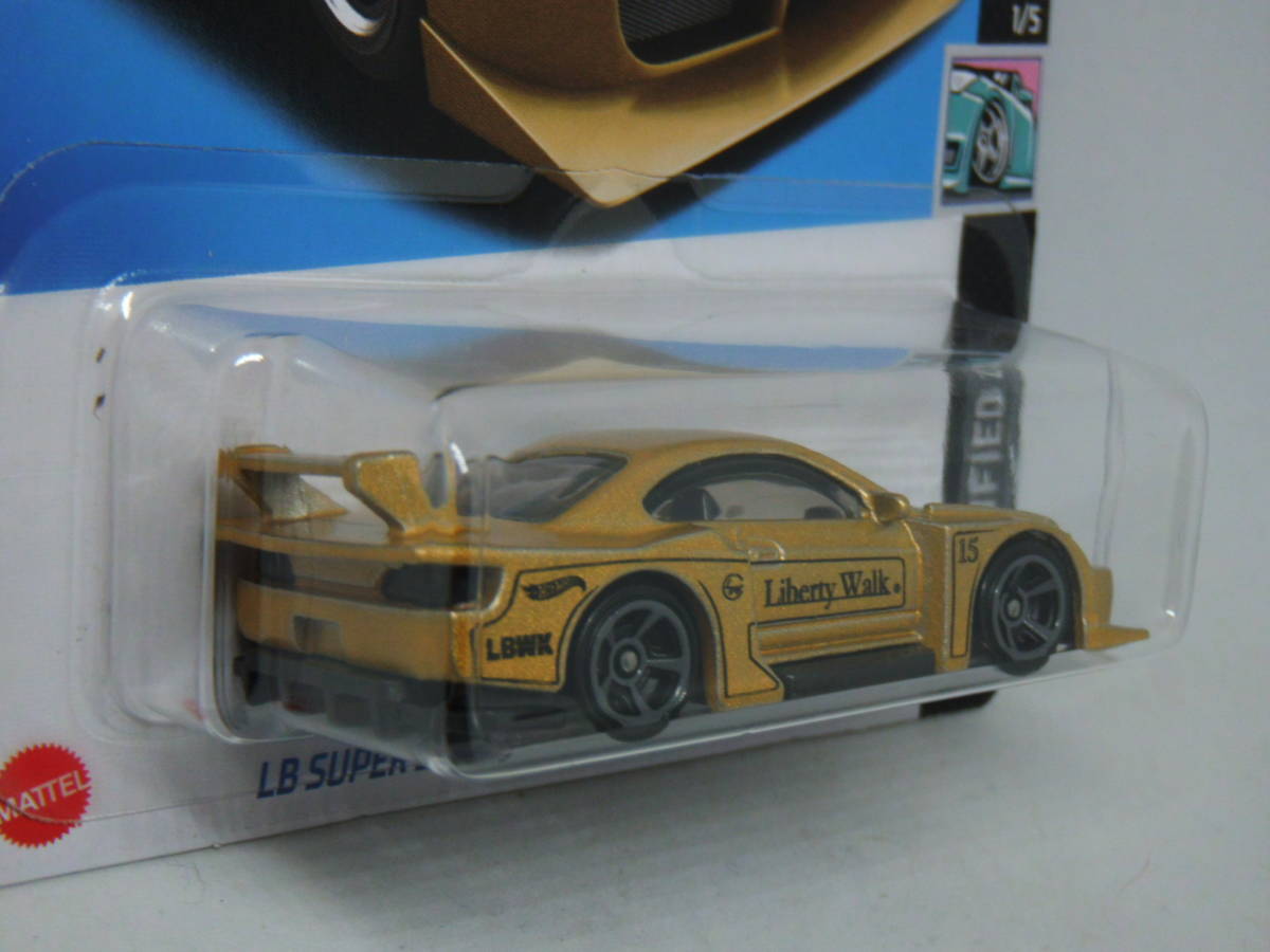 HOTWHEELS LB SUPER SILHOUETTE NISSAN SILVIA[S15] ホットウィール LB スーパーシルエット ニッサン シルビア[S15] ゴールドの画像5