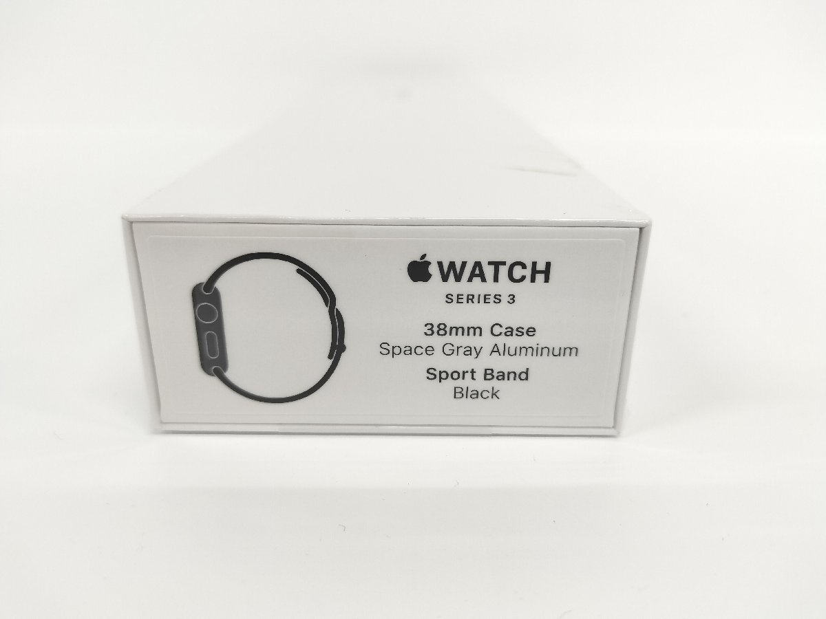 ●未開封 アップルウォッチ Apple Watch Series 3 【GPSモデル】 38mm MTF02J/A スペースグレイアルミニウム A1858_画像4