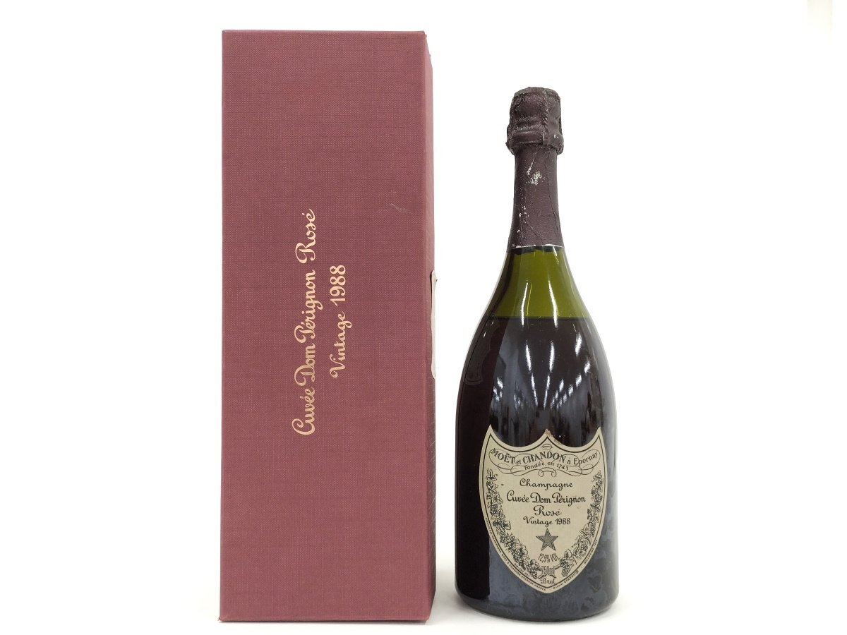 ●ドンペリニヨン ロゼ ヴィンテージ 1988 シャンパン 果実酒 12度 750ml Dom Perignon Rose【s7_画像1