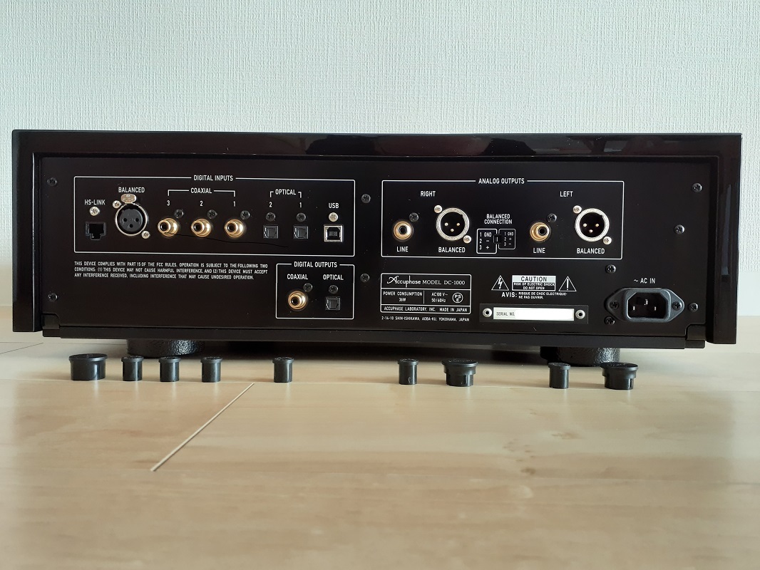 アキュフェーズ Ｄ／Ａコンバーター DC1000 美品 メーカー保証期間内の画像3