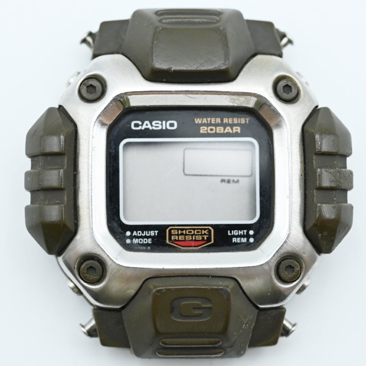 M04 CASIO カシオ G-SHOCK ジーショック 初代ガンダムモデル メンズ デジタル クオーツ時計 DW-6400 フェイスのみ ジャンク_画像1