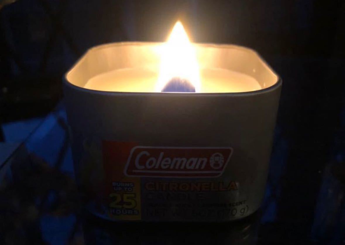 日本未発売 USコールマン シトロネラキャンドル ブッシュクラフト 焚き火 Coleman 灯油ランタン ソロキャンプ ウィック