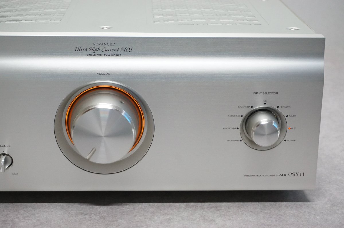 [SK][D4258617S] DENON デノン PMA-SX11 プリメインアンプ リモコン,取扱説明書等付きの画像5