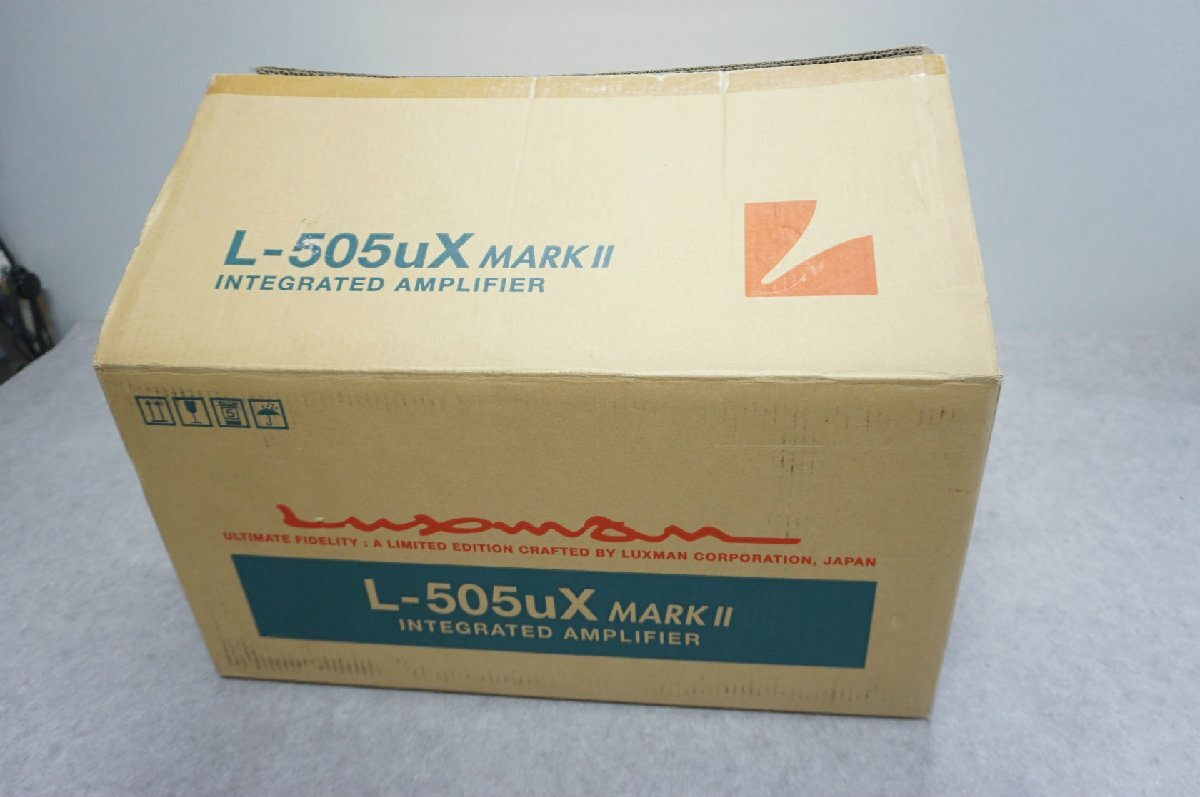 [SK][D4265317S] LUXMAN ラックスマン L-505uX MARKⅡ プリメインアンプ 2020年製 元箱,リモコン等付き_画像8