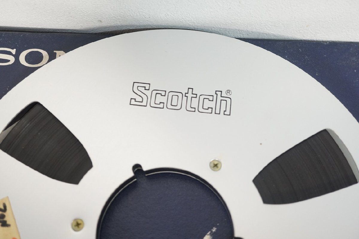 [NZ][B4101410] Scotch スコッチ + AMPEX + SONY 10号 メタルリール オープンリールテープ 8本 まとめの画像3