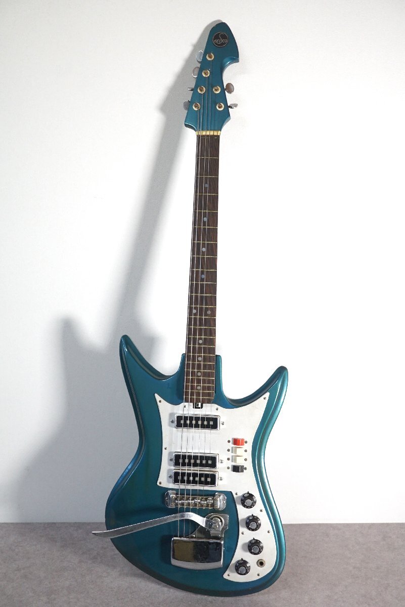 [QS][C4215917] Teisco テスコ K-3L serial:272523 ビザールギター エレキギター JAPAN_画像1