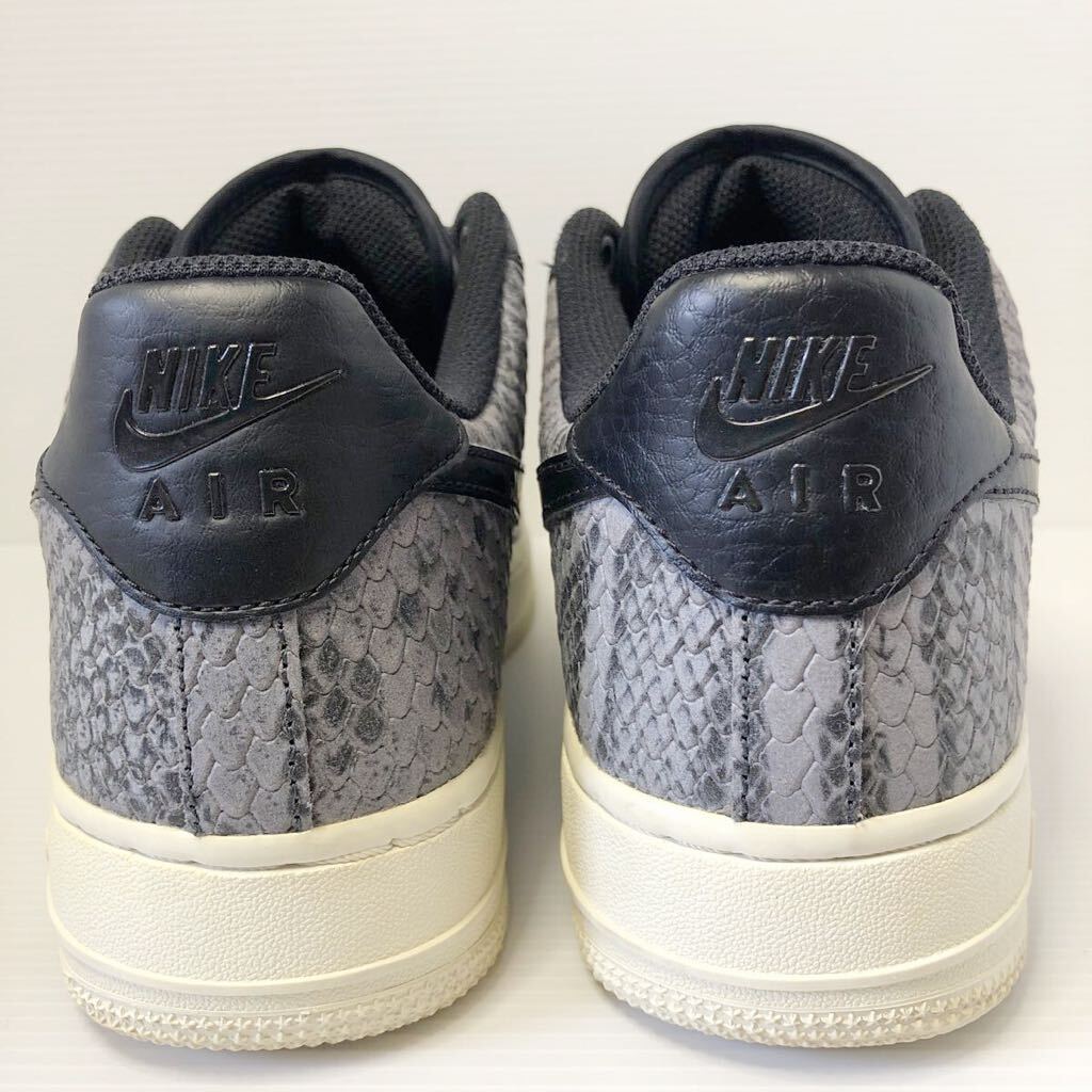 中古品 25.5cm US7.5 AIR FORCE 1 07 LV8 Snake Pack (ANTHRACITE / BLACK-SUMMIT WHITE) 823511-003 NIKE ナイキ_画像6