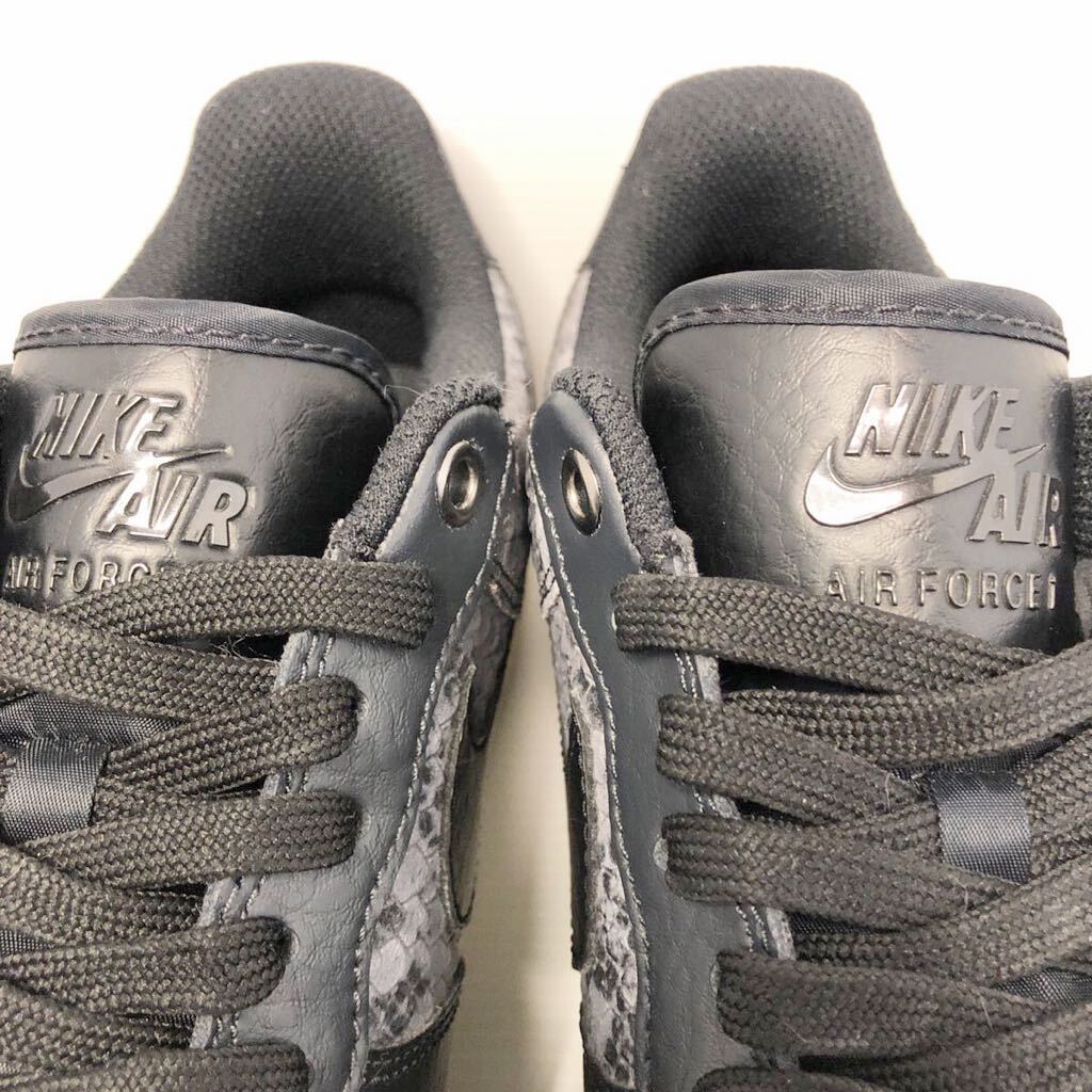 中古品 25.5cm US7.5 AIR FORCE 1 07 LV8 Snake Pack (ANTHRACITE / BLACK-SUMMIT WHITE) 823511-003 NIKE ナイキ_画像9