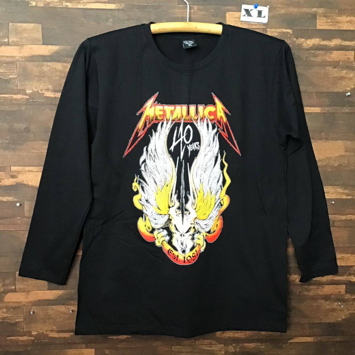 メタリカ　METALLICA ロングTシャツ　XLサイズ　長袖　ロックバンド