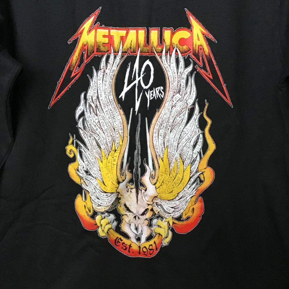 メタリカ　METALLICA ロングTシャツ　XLサイズ　長袖　ロックバンド