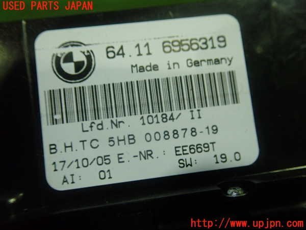 5UPJ-95136066]BMW M3 クーペ(BL32　E46)エアコンスイッチ1 中古_画像2