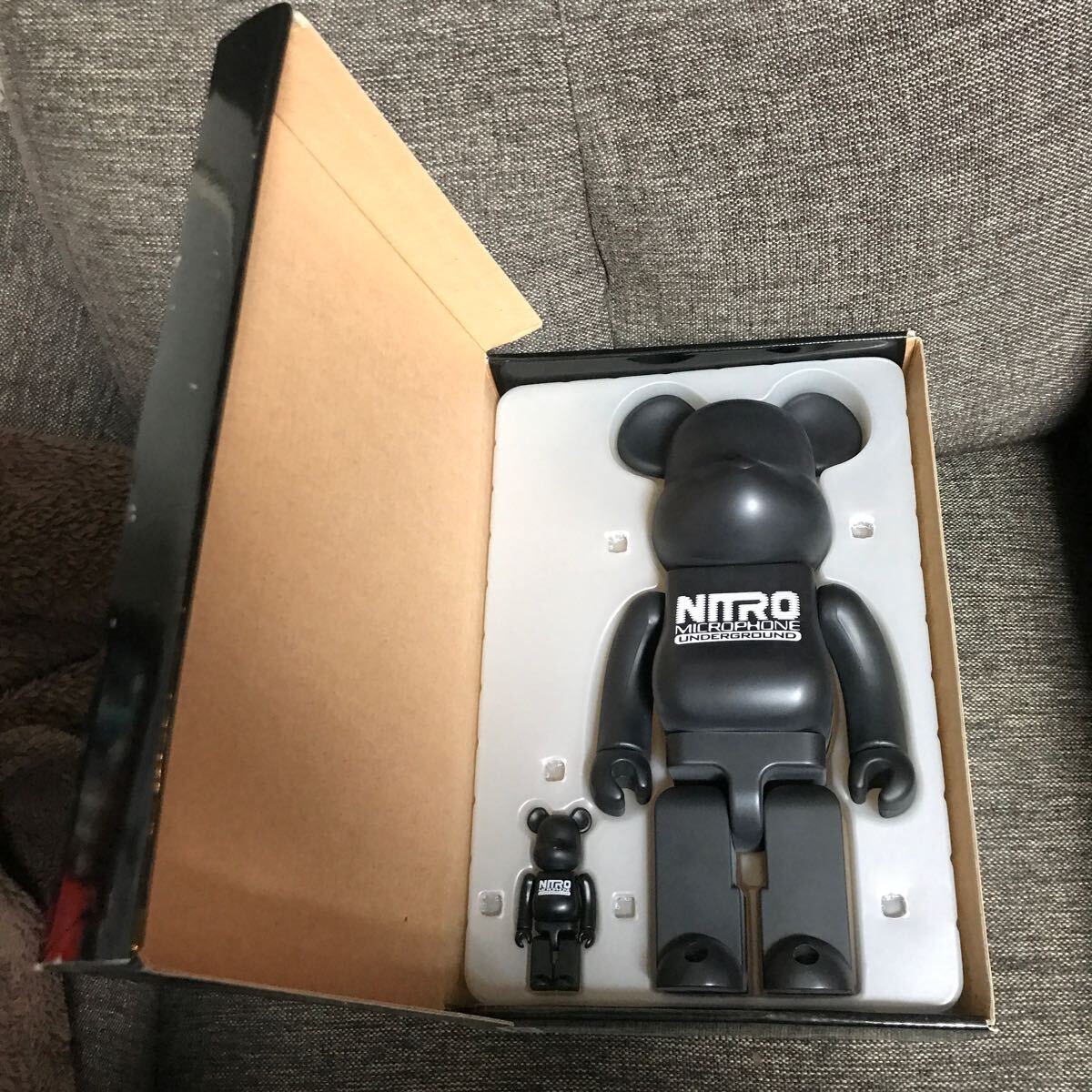 【激レア】ベアブリック BE RBRICK メディコムトイ NITRICH 400%&100% フィギュアの画像1