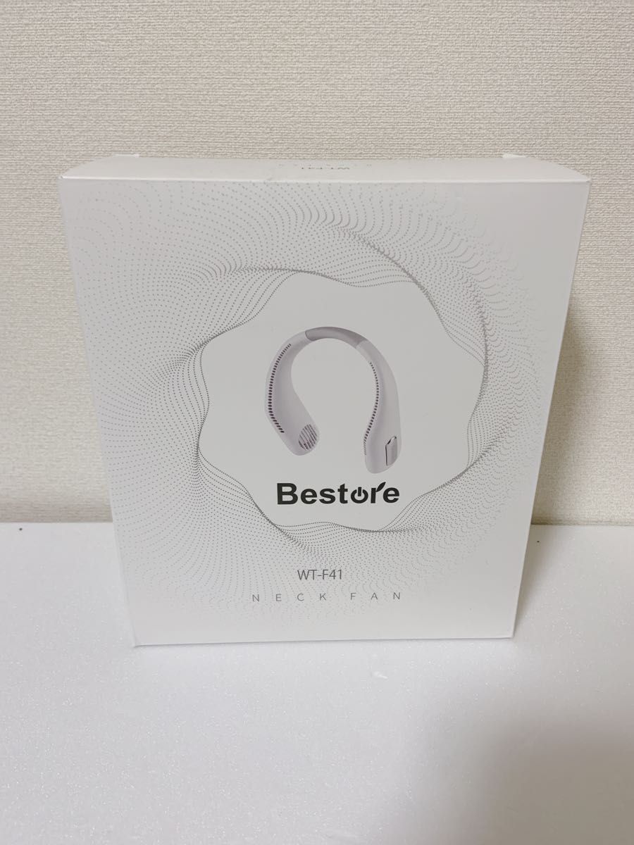 【未使用】Bestore 首掛け扇風機 携帯扇風機 ネッククーラー ハンズフリー 羽なし ネックファン USB充電式
