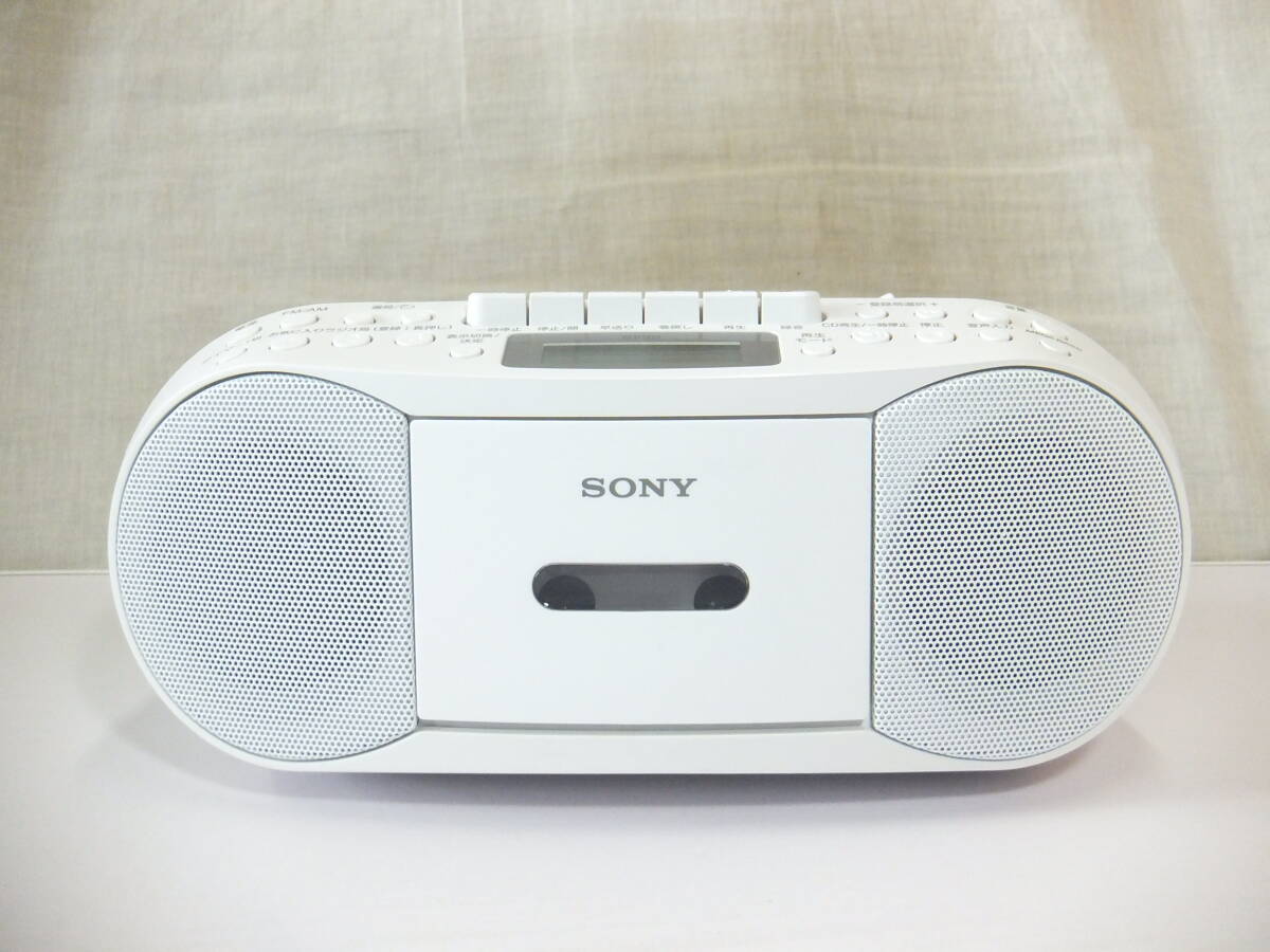 SONY ソニー★CDラジカセ CFD-S70 2022年製 FM/AM ラジオ カセットテープ ワイドFMの画像2