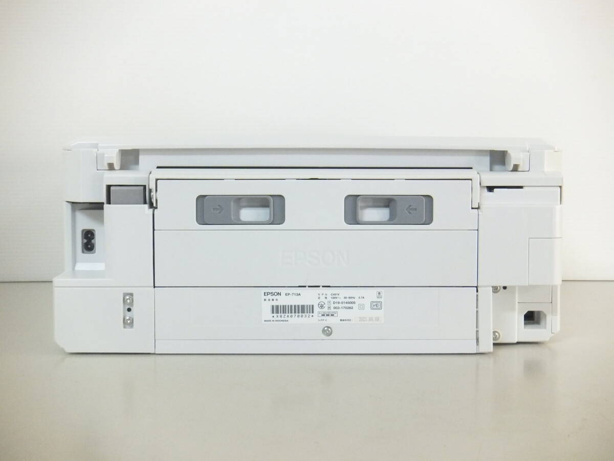 EPSON エプソン★EP-713A インクジェット複合機 プリンター 通電確認 ジャンク_画像3