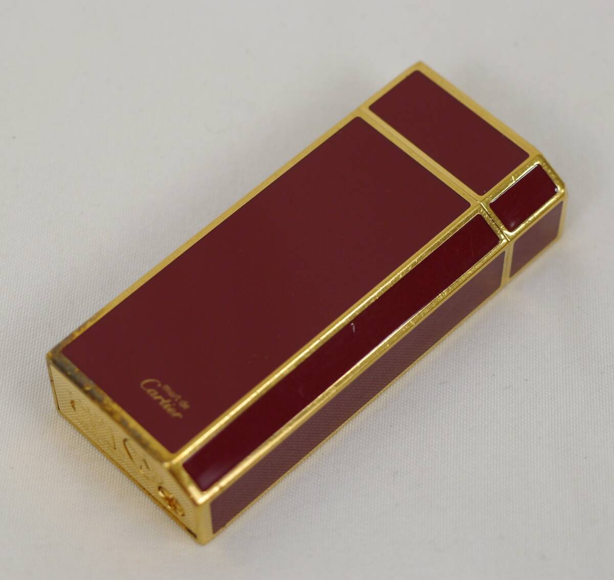 Cartier ガスライター カルティエ スイスメイド ブランド小物 喫煙グッズ プレゼントご褒美 QVQ-98の画像1