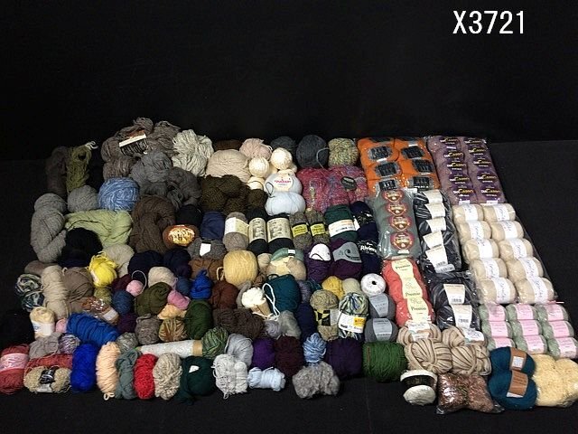 X3721M 毛糸 ハマナカ オリムバス コットンクラブ ダイヤガルボ など 大量 まとめ 手芸 編み物の画像1
