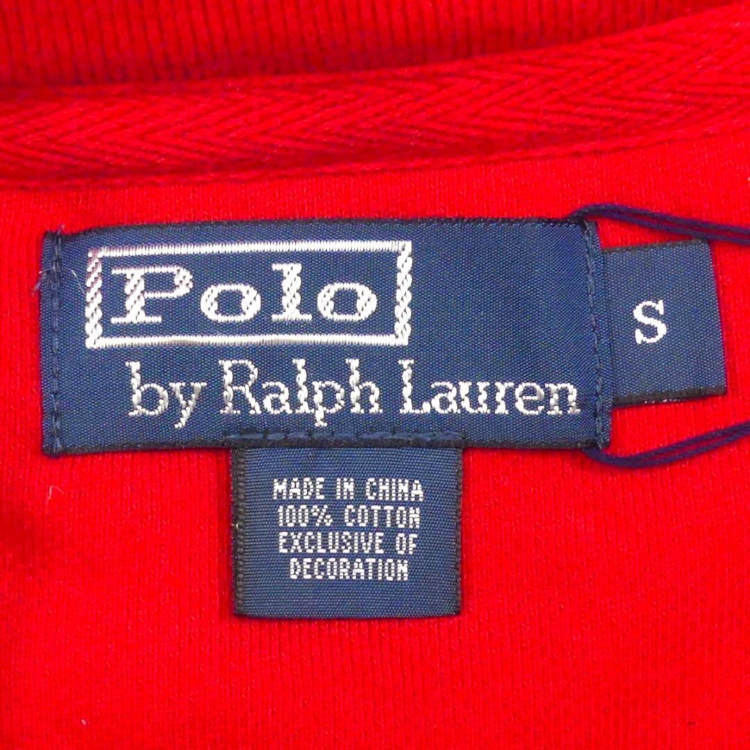 即決★POLO RALPH LAUREN★メンズS トラックジャージ ラルフローレン 赤 刺繍 スポーツウェア 長袖 ジャケット ブルゾン_画像8