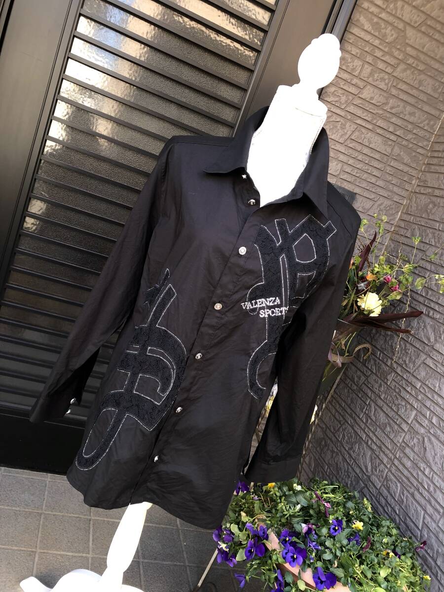 バレンザ・ポー VALENZA・SPORTS 大きいサイズLL～ 長袖シャツ 美品 送料230円 の画像1
