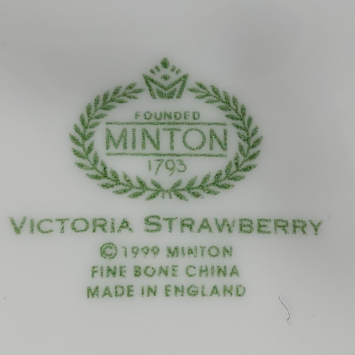 ミントン ビクトリアストロベリーホワイト ダブルトレー 未使用箱入 /洋食器/陶磁器/の画像8