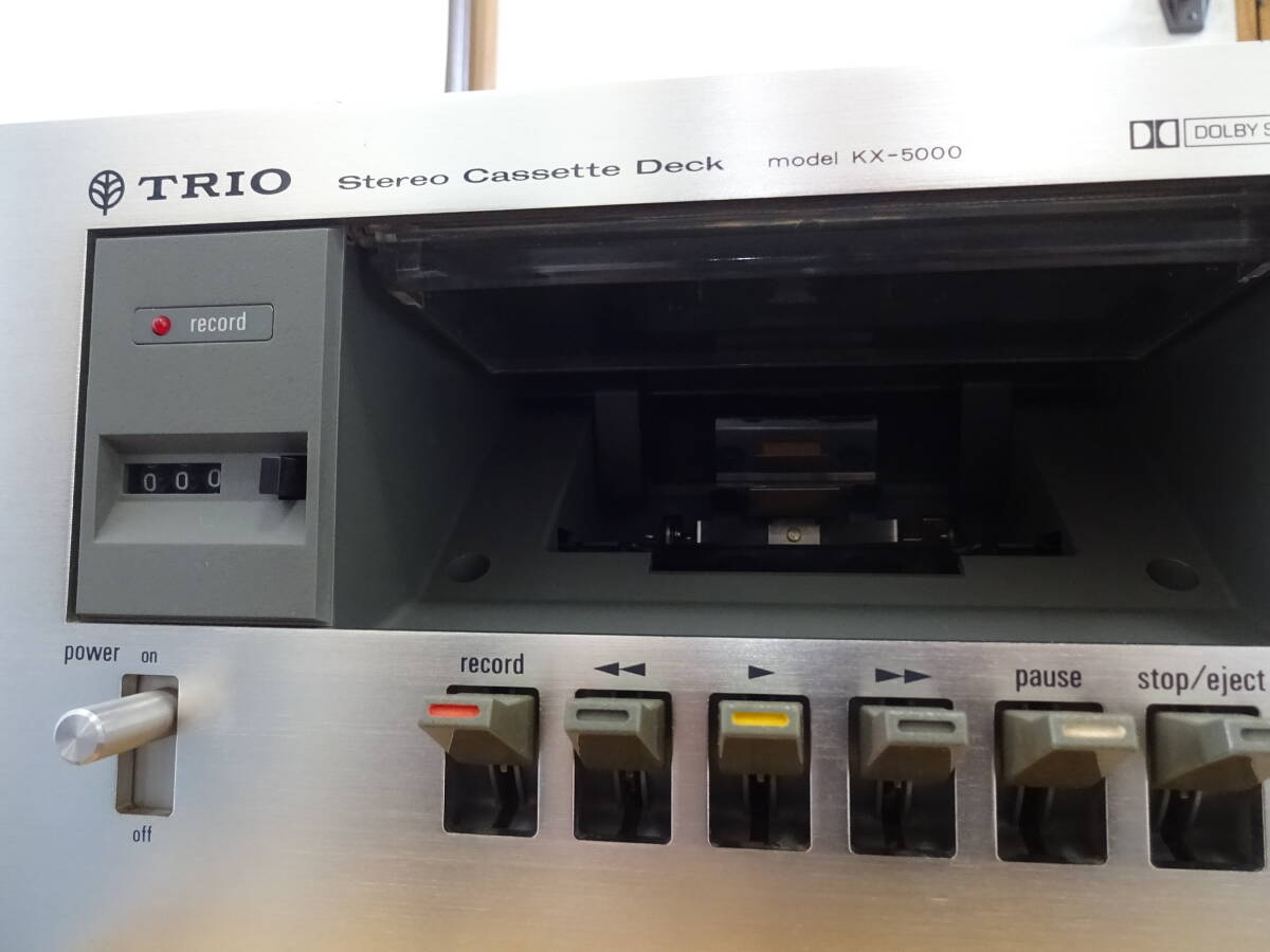 中古ジャンク TRIO KX-5000 カセットテープデッキ　_画像3