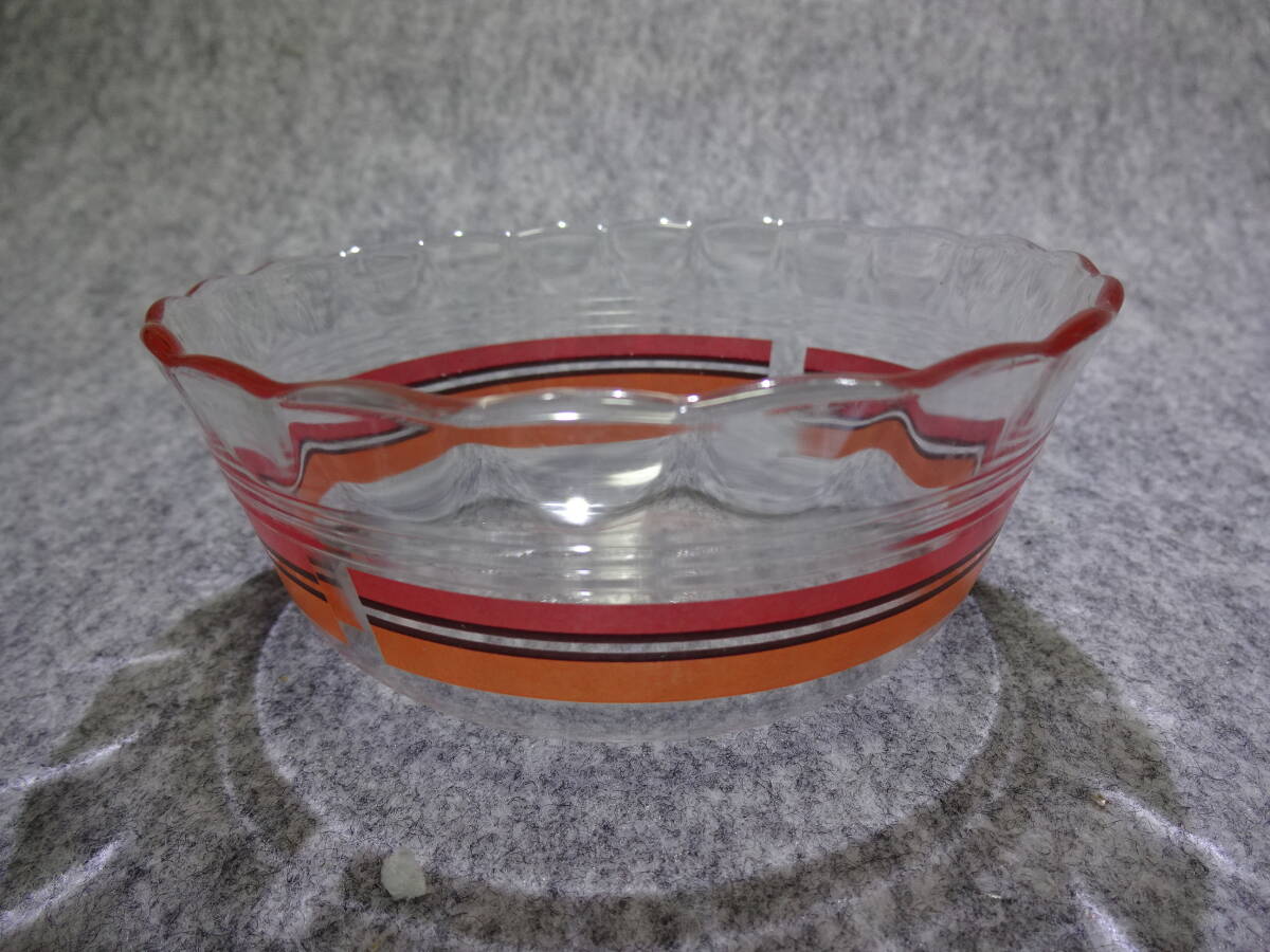 中古 PYREX ガラス小鉢 5枚セット F-06 494 サラダボウル 日本製 UNDERLICENSEの画像2