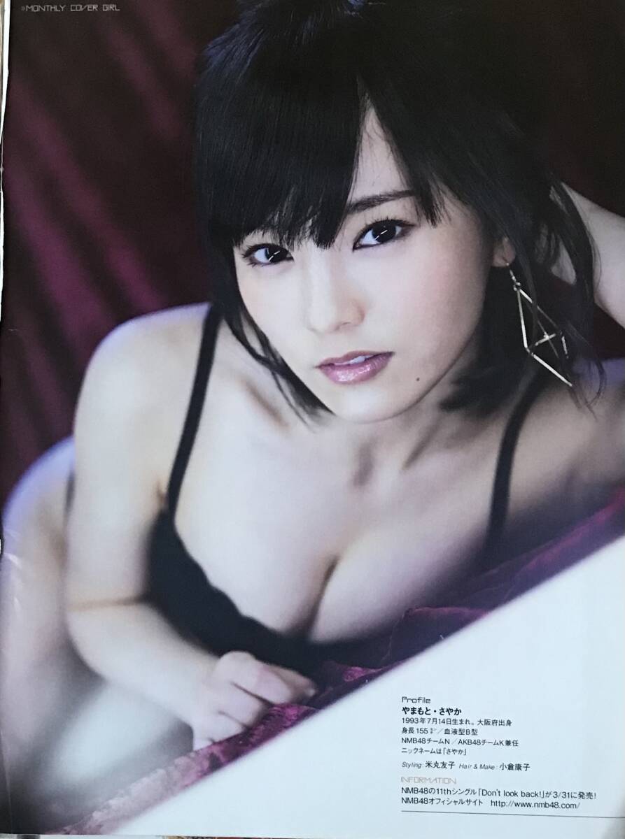 NMB48AKB48山本彩 切り抜きとポスターの画像5