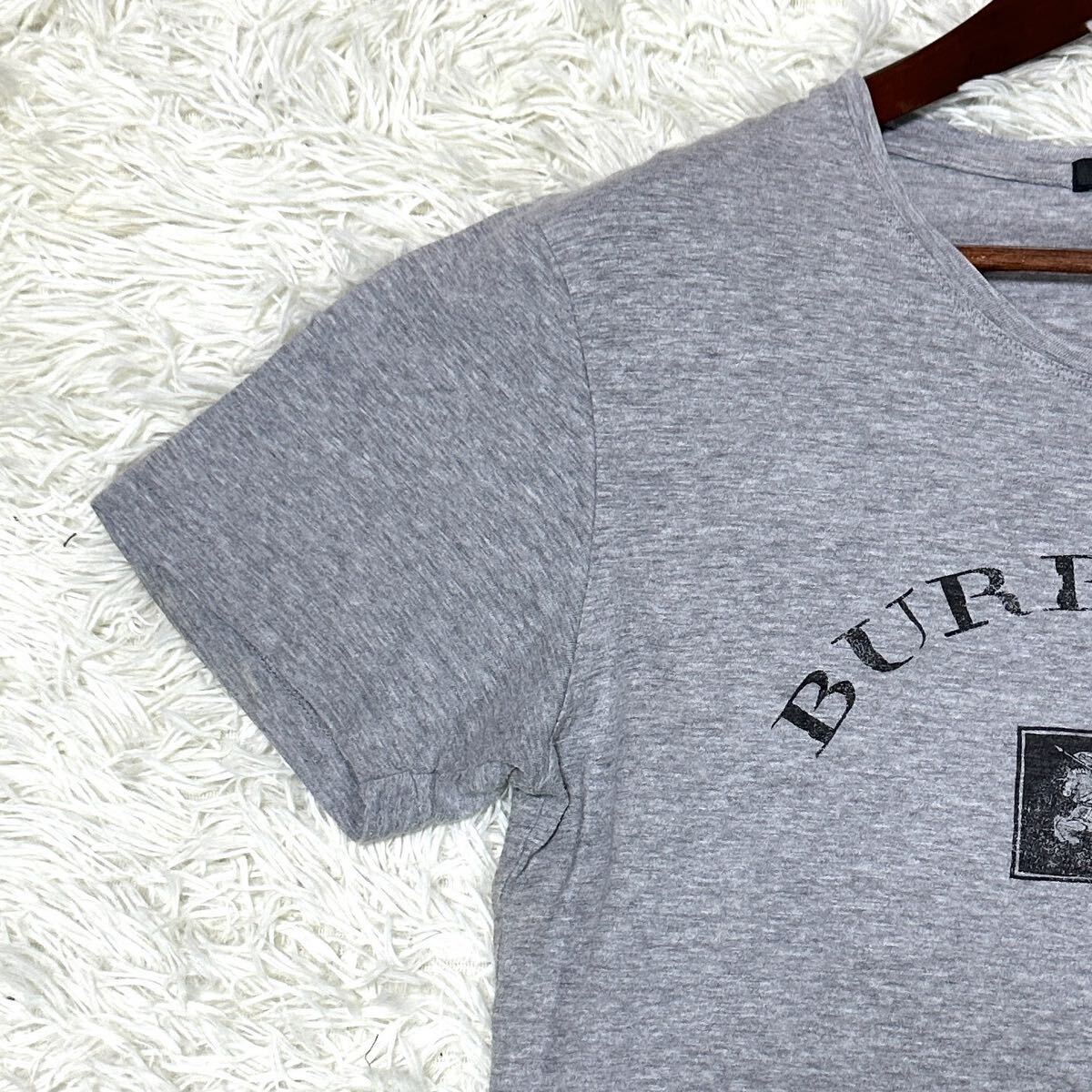 BURBERRY LONDON バーバリーロンドン Tシャツ 半袖 ブランドロゴ グレー 灰色 サイズ3_画像3