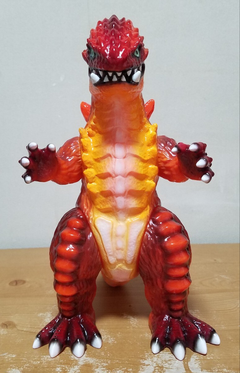 熱火竜 バルバゴン ドリームロケット レッド × オレンジ カラー 怪獣 ソフビの画像3
