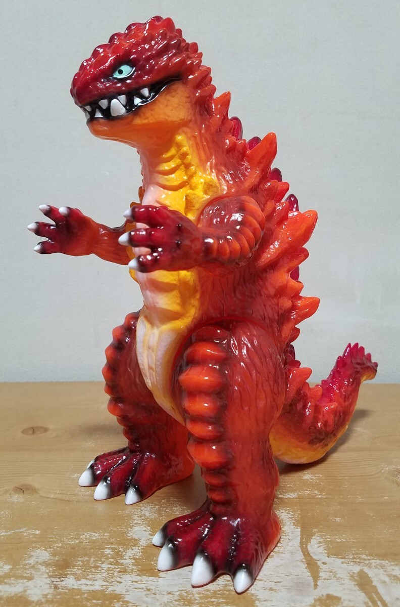 熱火竜 バルバゴン ドリームロケット レッド × オレンジ カラー 怪獣 ソフビの画像1