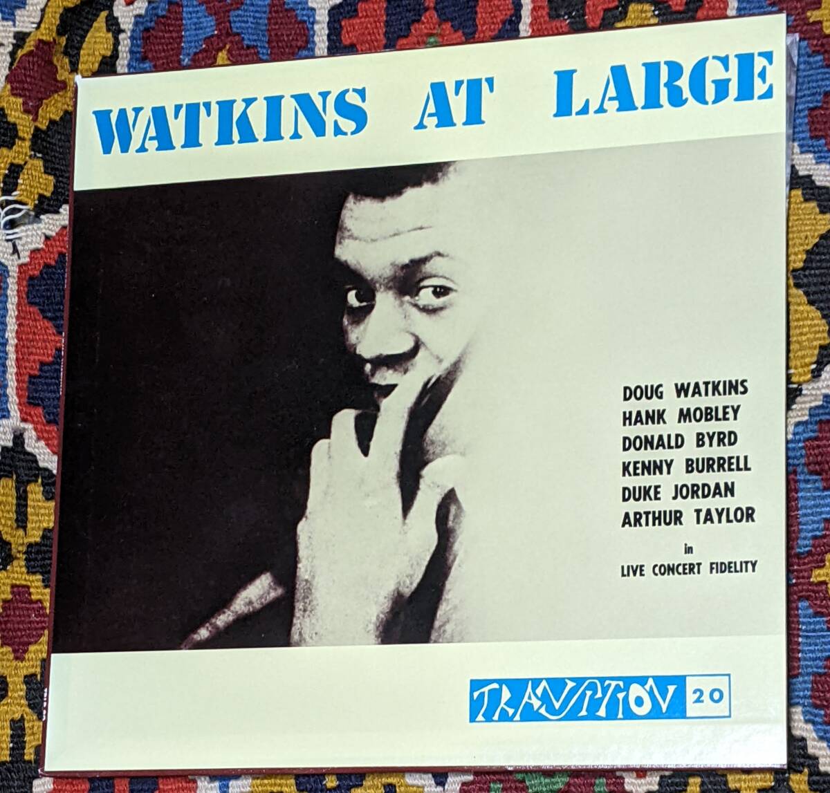 50's ダグ・ワトキンス(b) Doug Watkins (国内盤 LP)/ ワトキンス・アット・ラージ Watkins At Large Transition TRLP 20 1956年の画像2