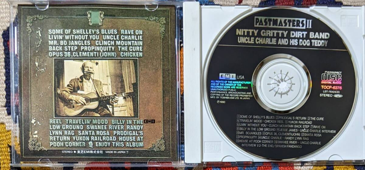 70's ニッティー・グリッティー・ダート・バンド Nitty Gritty Dirt Band （CD）/ アンクル・チャーリーと愛犬テディ TOCP-6376 1970年の画像8