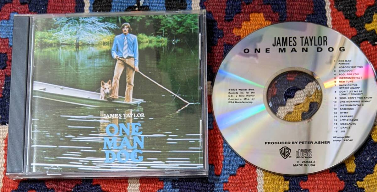 70's SSW ジェイムス・テイラー James Taylor (CD)/ ワン・マン・ドッグ One Man Dog Warner Bros. Records 9 25933-2 1972年の画像1